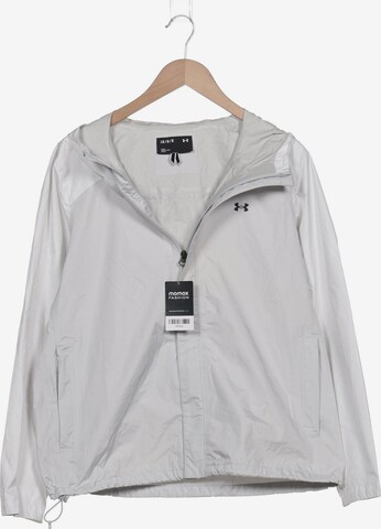 UNDER ARMOUR Jacket & Coat in L in White: front