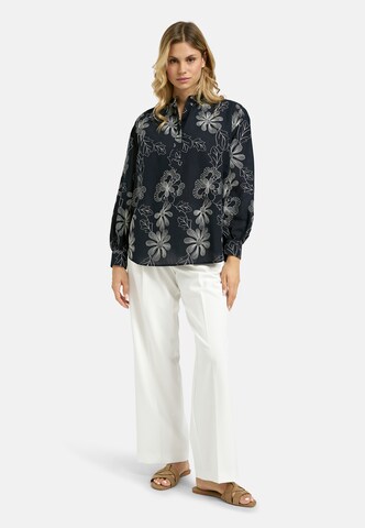 Milano Italy Blouse in Blue