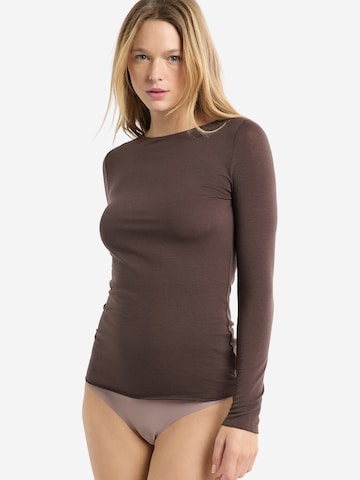 Maglietta intima 'Warmlight' di ETAM in marrone