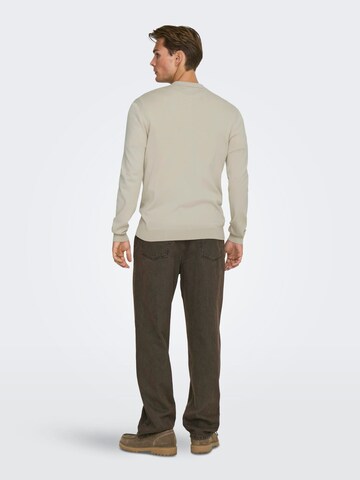 Only & Sons - Jersey 'Wyler' en gris
