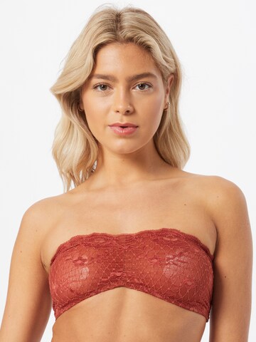 Free People Bandeau BH in Rood