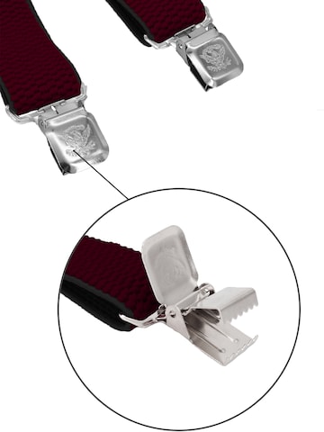 Fabio Farini Hosenträger 'X Form' in Lila