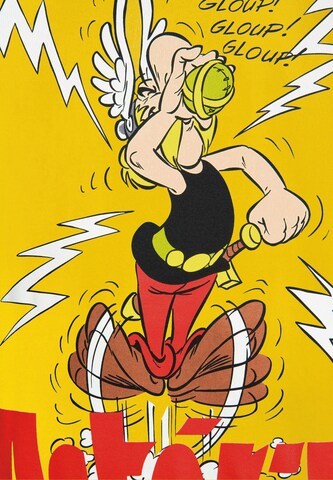 LOGOSHIRT T-Shirt 'Asterix - Der Gallier' in Gelb