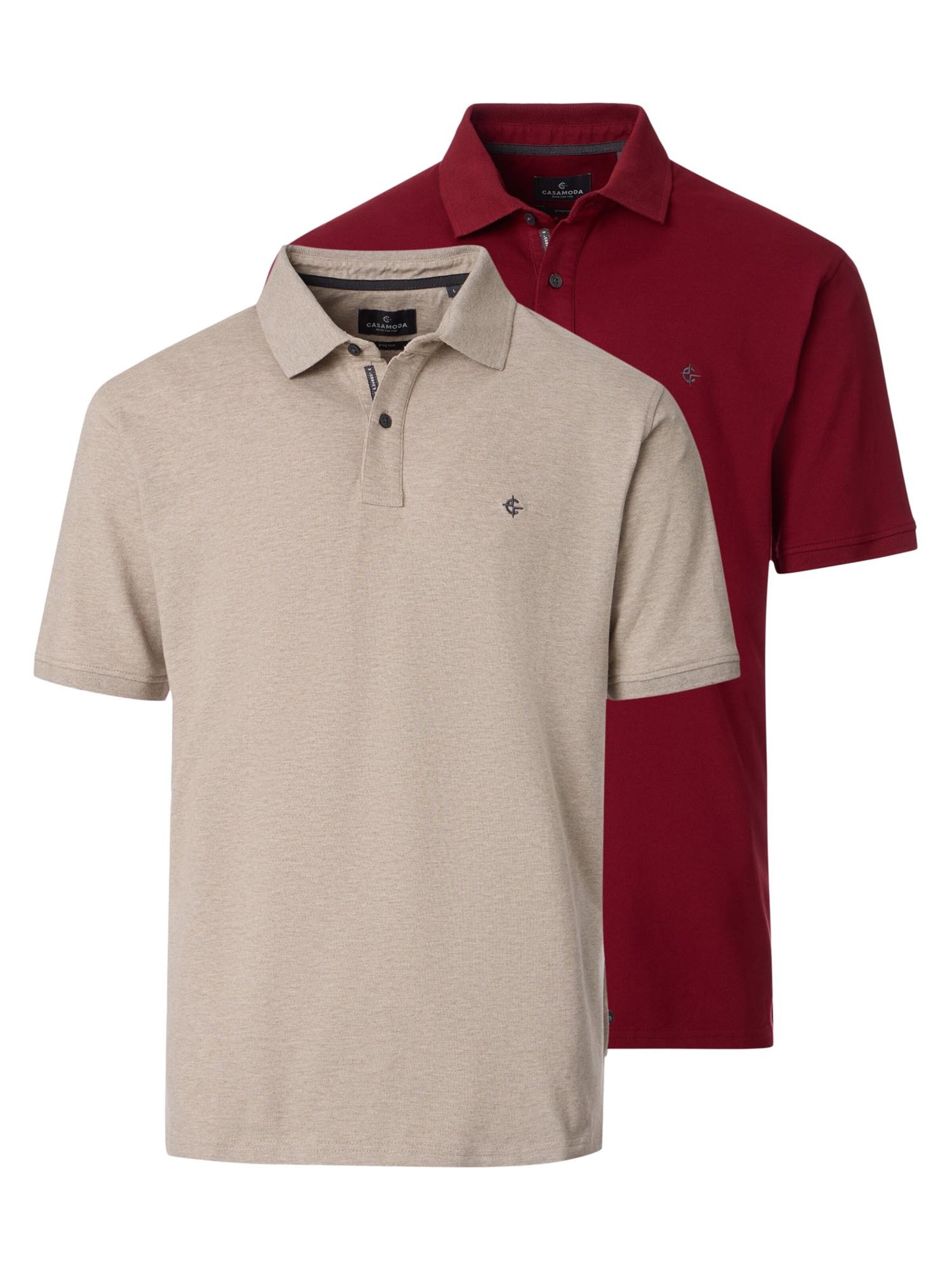 CASAMODA Shirt 'Basic'‌‌‌ in Rot: Vorderseite