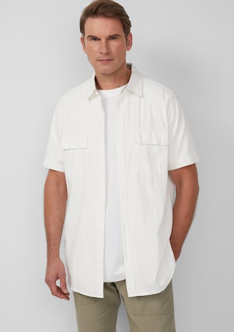 Coupe regular Chemise s.Oliver en blanc : devant