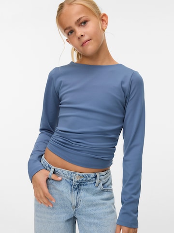Vero Moda Girl Shirt 'VMMILLION' in Blau: Vorderseite