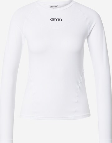 aim'n - Camisa funcionais em branco: frente