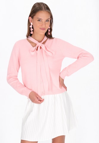 MYMO - Casaco de malha 'Young Fashion' em rosa: frente