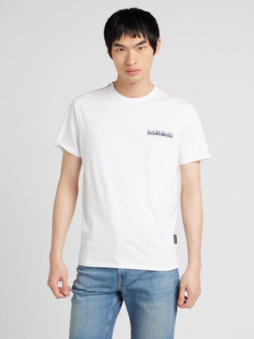 NAPAPIJRI Shirt 'S-GRAS' in White