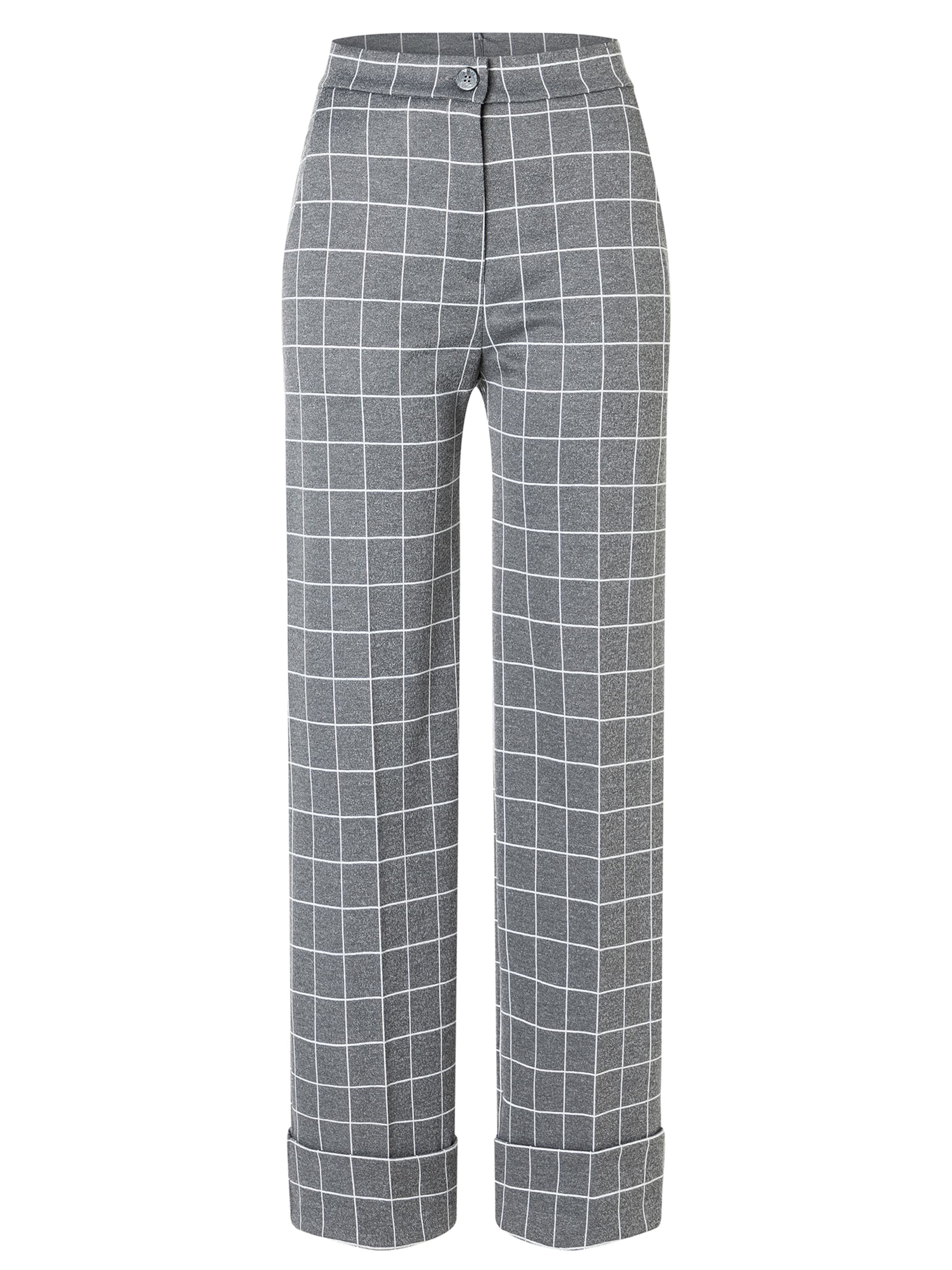 Ana Alcazar Regular Pants ' #Amina ' in Grey: front