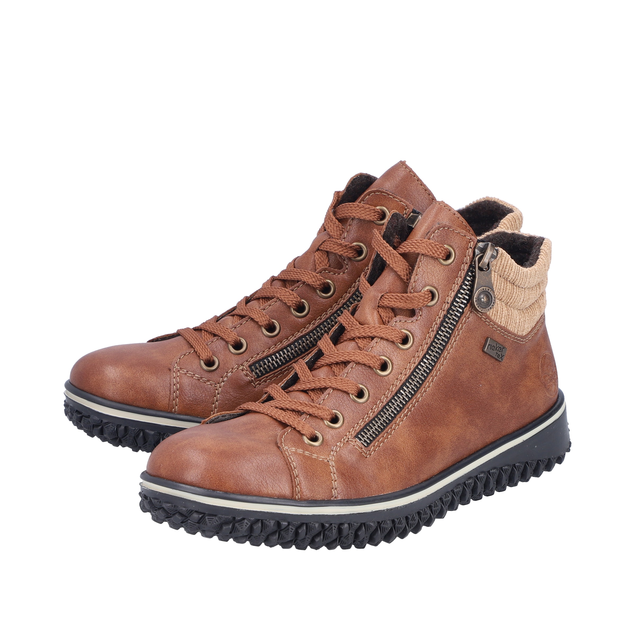 Bottes à lacets 'Z4263' Rieker en marron