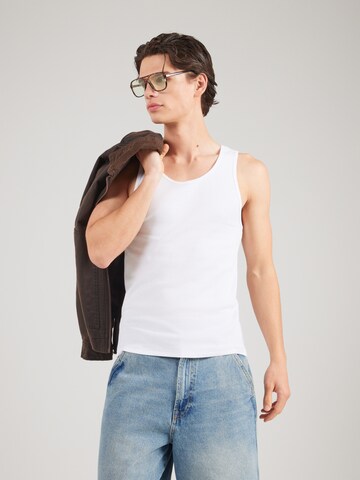 HOLLISTER Μπλουζάκι σε λευκό: μπροστά