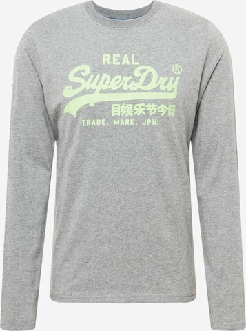 T-Shirt 'American Classic' Superdry en gris : devant