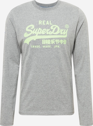 Superdry T-shirt 'American Classic' i grå: framsida