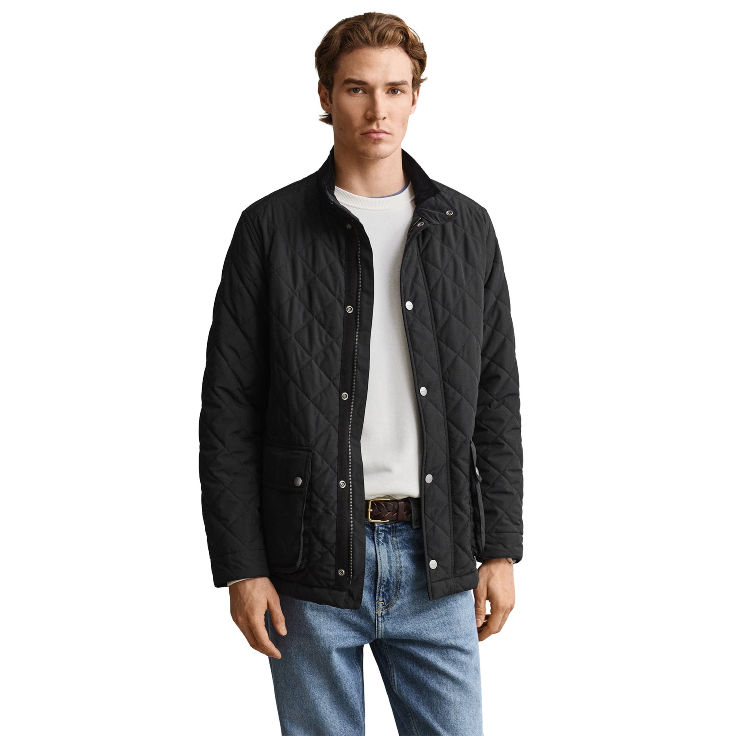 GANT - Chaqueta de entretiempo 'Classic' en negro: frente
