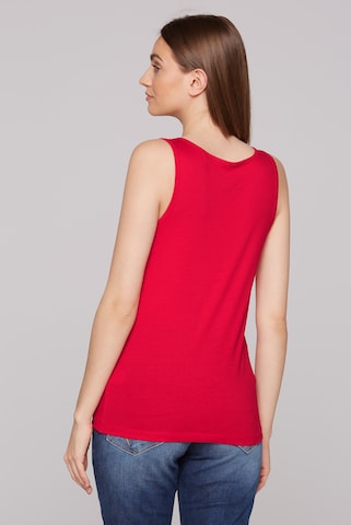 Soccx Top mit Label Print in Rot