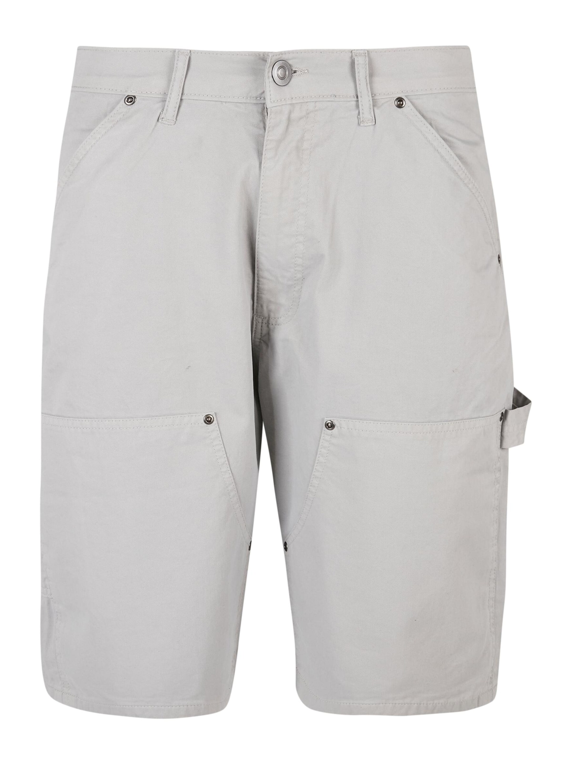Urban Classics Regular Pants in Grey: front