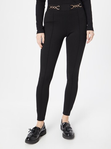 River Island Skinny Leggings in Black: front