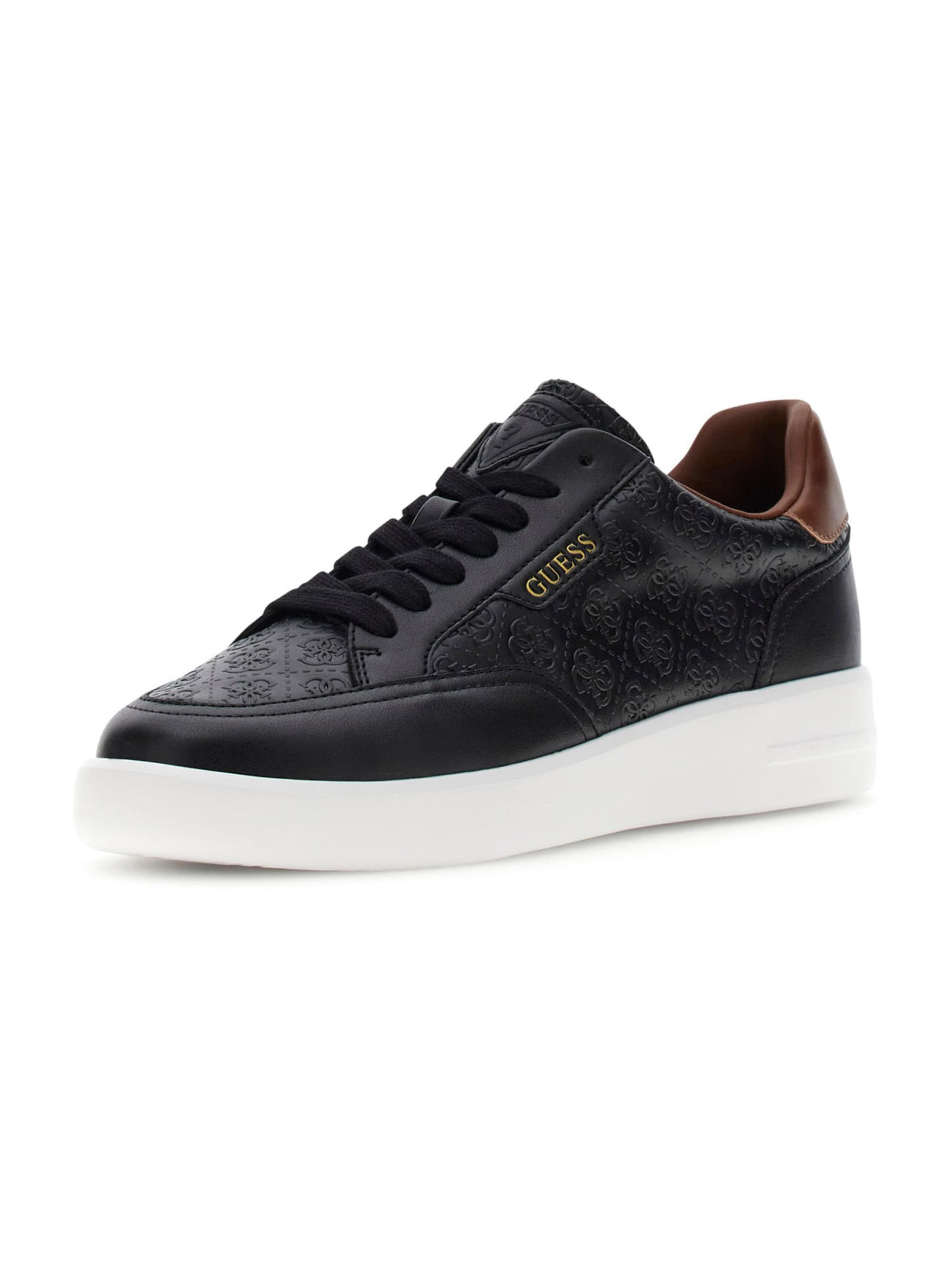 GUESS - Zapatillas deportivas bajas 'Yujen2' en negro: frente