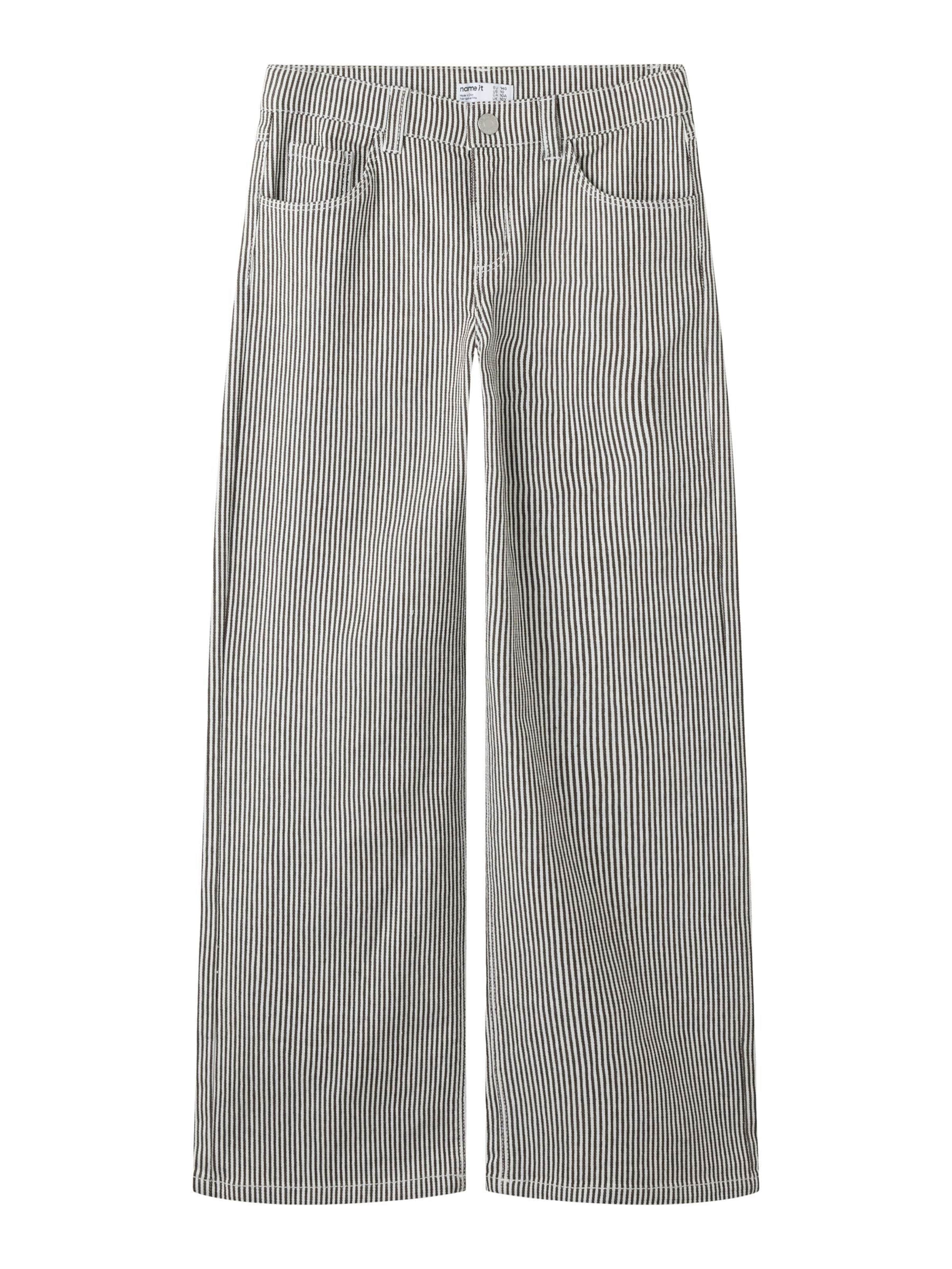Wide Leg Pantalon NAME IT en blanc : devant