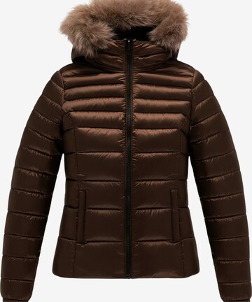 Veste d’hiver 'W97618MEAD' Refrigiwear en marron : devant