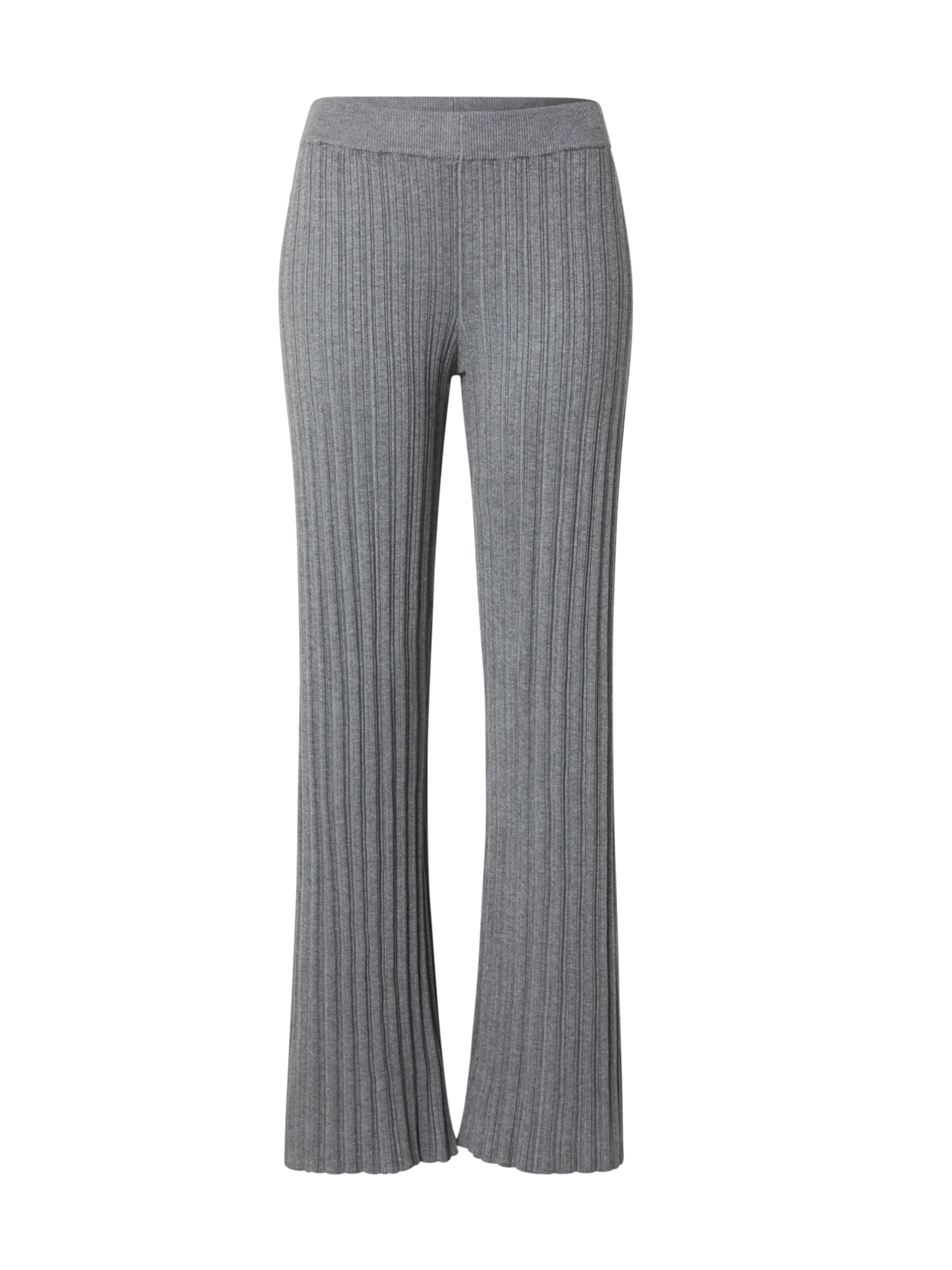 Esmé Studios Flared Trousers 'Medina' in Grey: front
