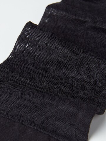 CALZEDONIA Knee High Socks in Black