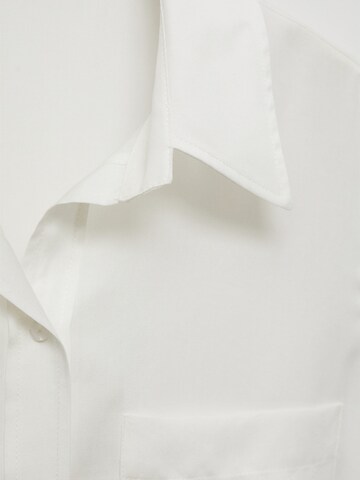 MANGO Blus 'LIM' i vit