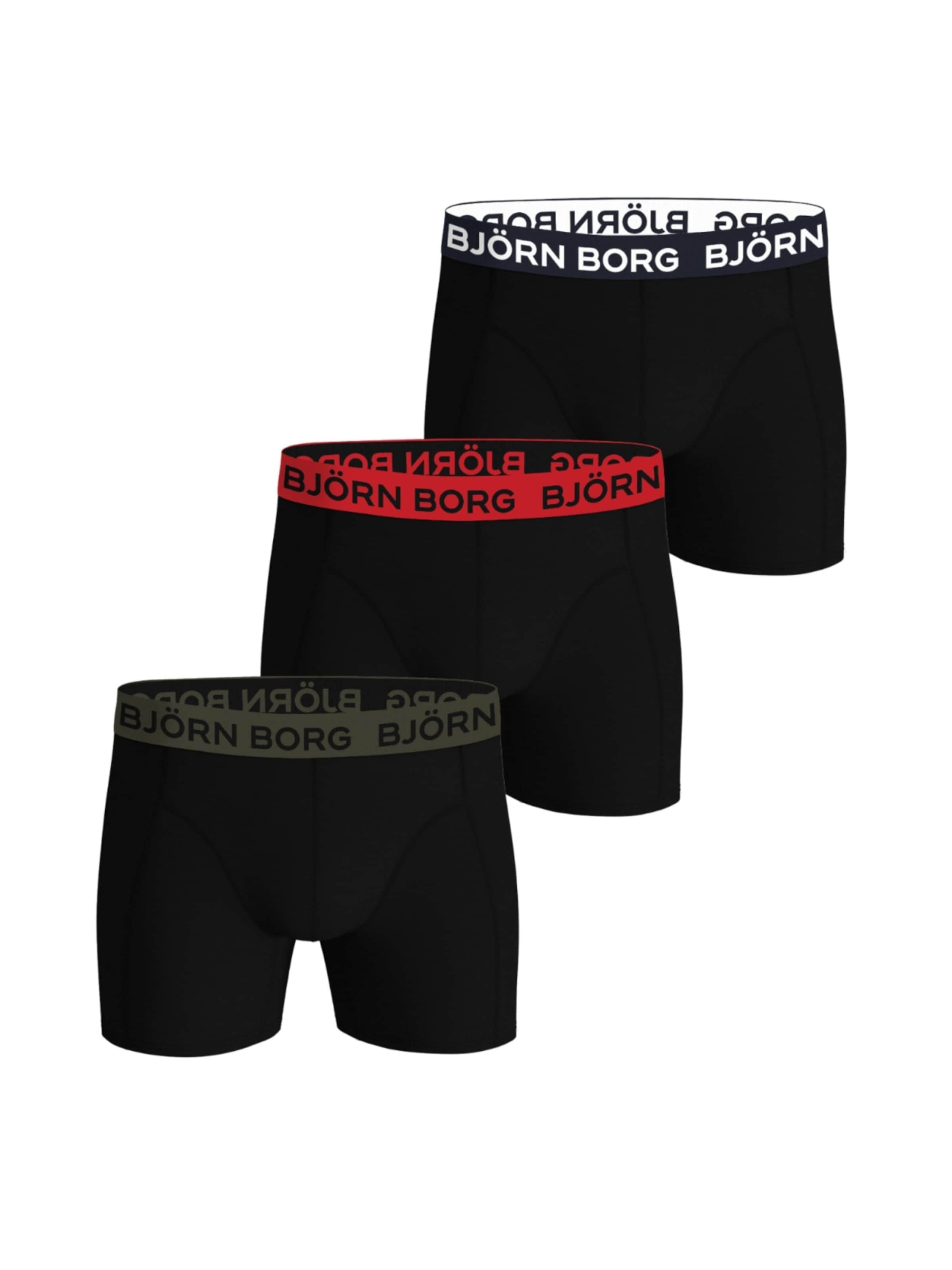 Boxer di BJÖRN BORG in nero: frontale