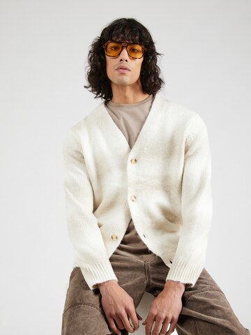 Only & Sons Knit Cardigan 'ONSMARCEL' in White: front