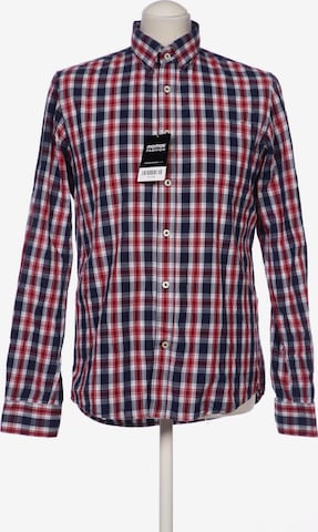 TOM TAILOR Button Up Shirt in S in Blue: front