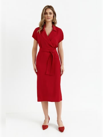 Stylove - Vestido camisero en rojo