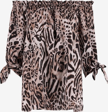 Hailys Bluse 'Lo44tty' in Braun: Vorderseite