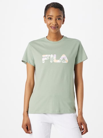 FILA T-Shirt 'BASCO' in Grün: predná strana