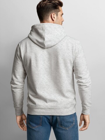 Neverless Zip-Up Hoodie 'Pine Trees' in Grey