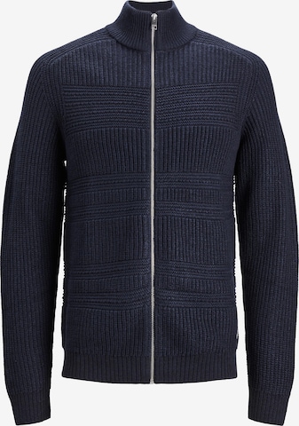 JACK & JONES Strickjacke 'DAVIS' in Blau: predná strana