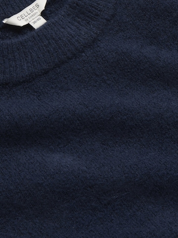 Cellbes of Sweden Gebreide jurk in Blauw
