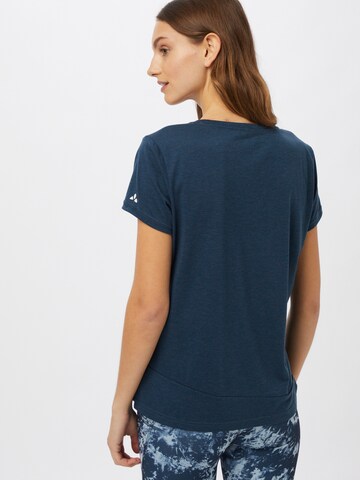 VAUDE Functioneel shirt in Blauw