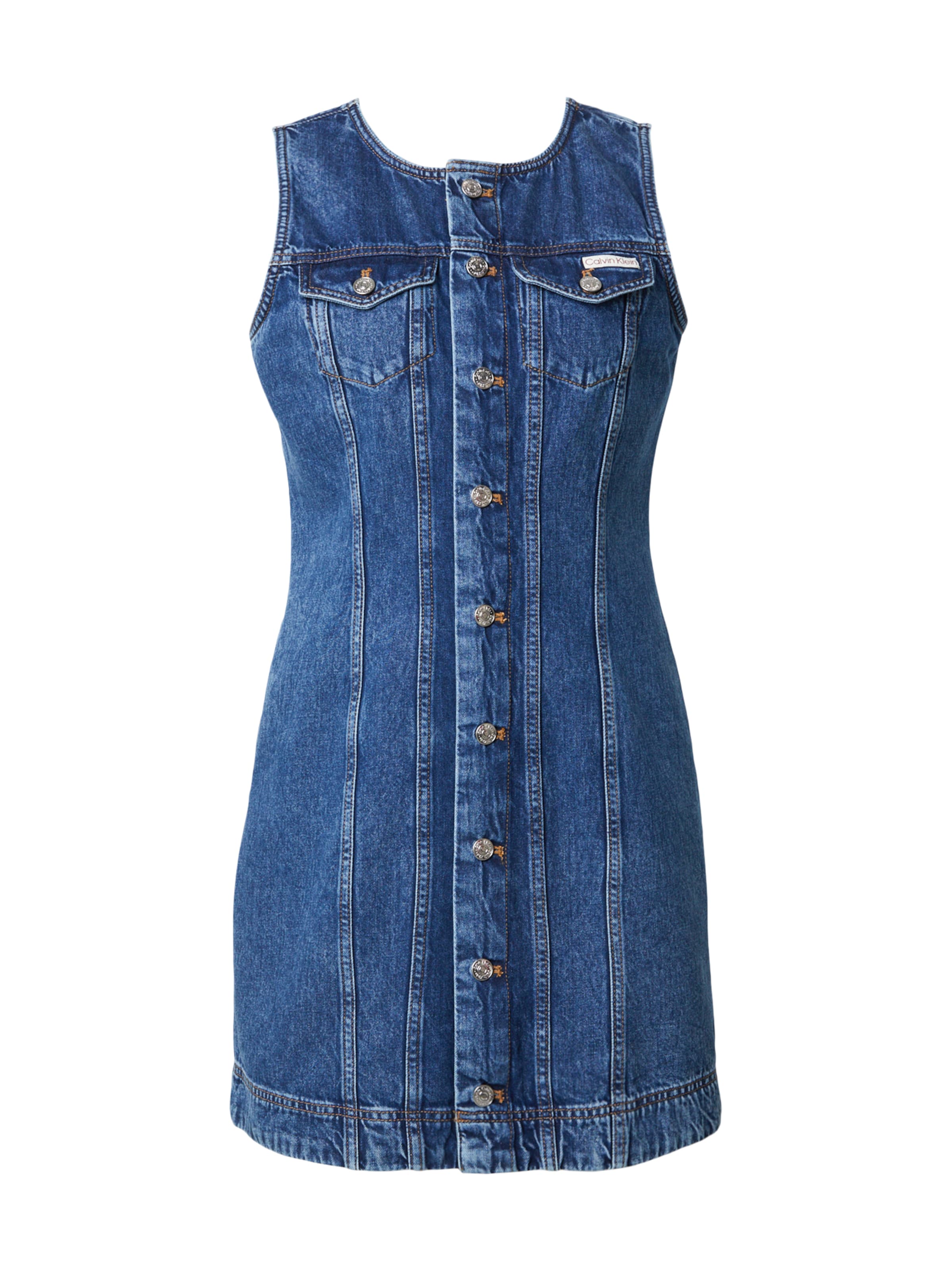Calvin Klein Jeans Платье в Синий: спереди