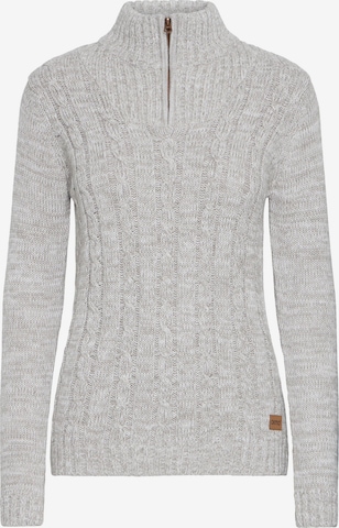 Oxmo Pullover 'Phepe' in Grau: Vorderseite