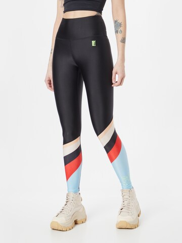 P.E Nation - Slimfit Leggings en negro: frente