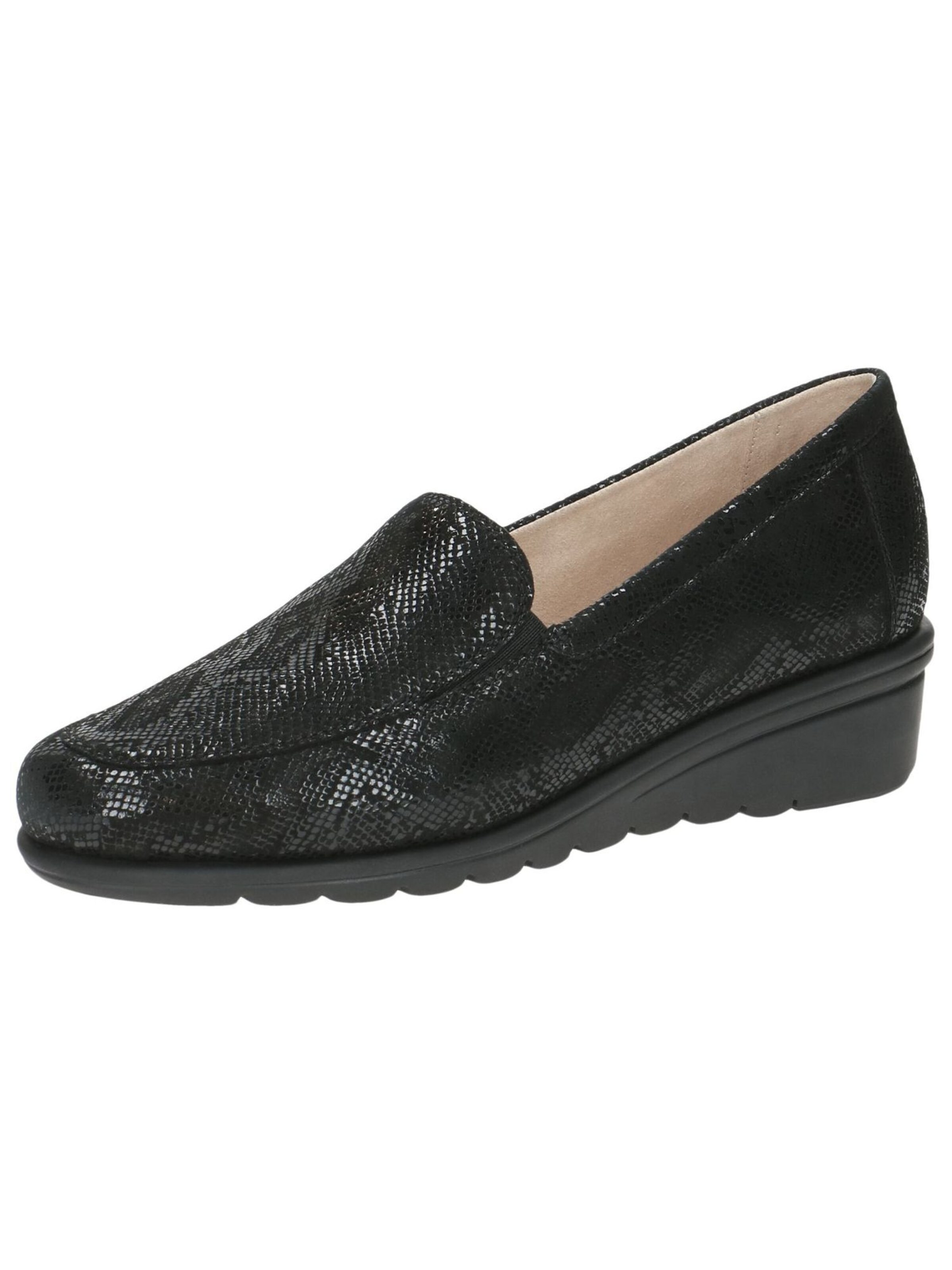 CAPRICE Slipper in Schwarz: Vorderseite
