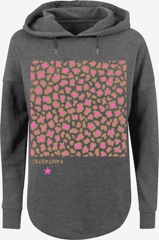 F4NT4STIC Sweatshirt in Grijs: voorkant