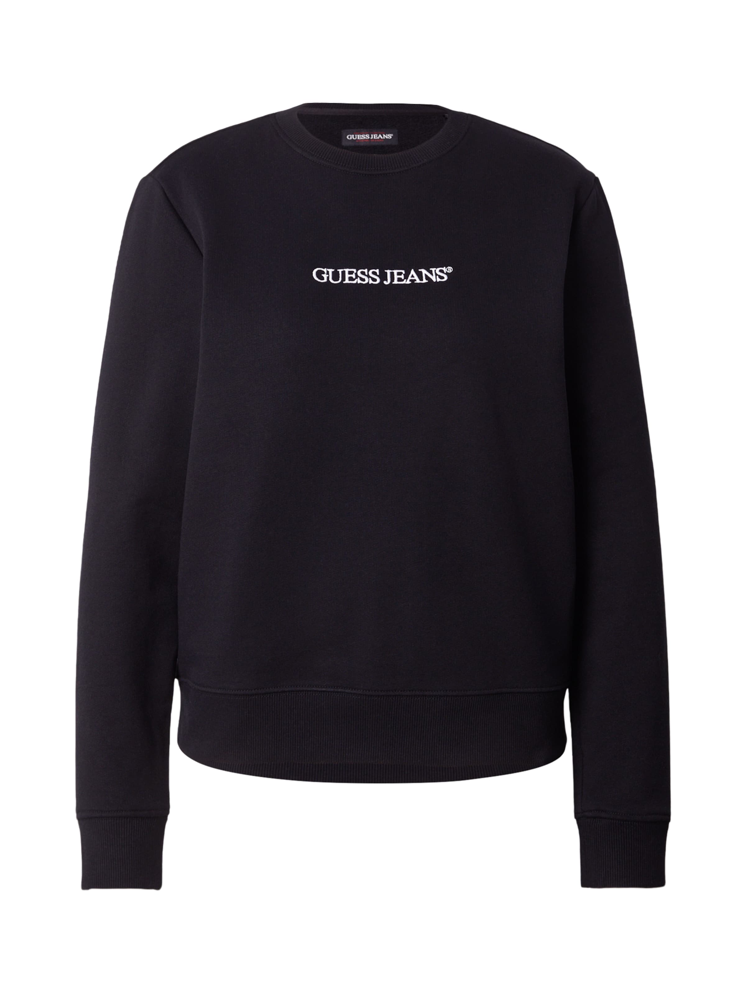 GUESS JEANS Sweatshirt in XS in Black / White, Item view