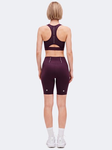 ASICS Skinny Športové nohavice 'ROAD' - Fialová