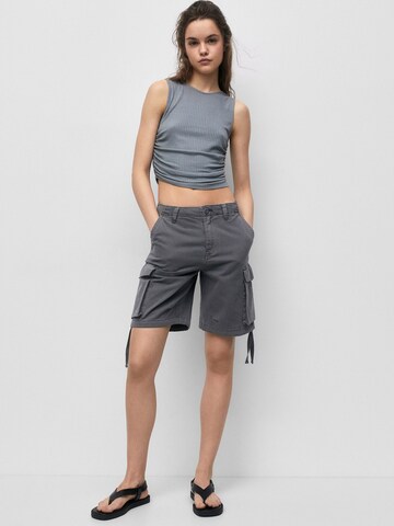 Pull&Bear Regular Hose in Grau: predná strana