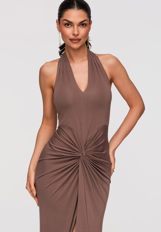 Robe de soirée Ombre en marron