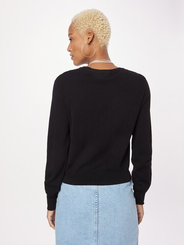 Monki Knit Cardigan in Black