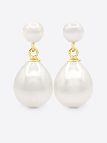 Boucles d'oreilles 'LEVALLOIS' Ateliers Saint Germain en jaune : devant