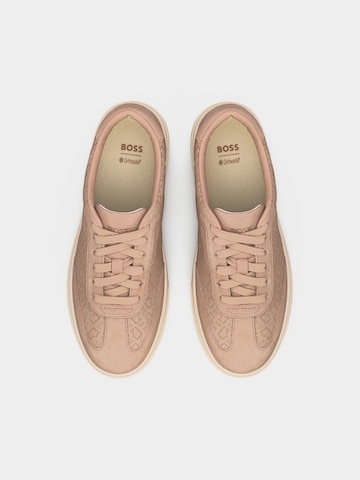 BOSS Rövid szárú sportcipők 'Kieran' - barna